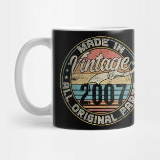 Classic 13th Birthday Gift For Men Women Vintage 2007 Mug